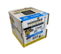 Woodies Ultimate MDF-schroef 3,5 x 50 Torx-15 verzinkt afbeelding 2