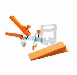 Tegel nivelleersysteem / levelling starterkit 250 stuks voor 2mm voeg en tegeldiktes van 3 t/m 13mm afbeelding 3