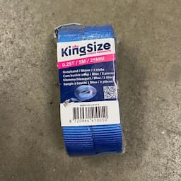 KingSize | Gespband blauw 5 meter trekkracht 250KG per 2 afbeelding 2