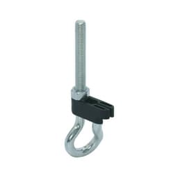 Veiligheidschommelhaak M12 x 250 mm Verzinkt – Bedraad met Veiligheidsclip afbeelding 1
