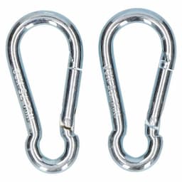 Karabijnhaak 50x5mm verzinkt 75KG afbeelding 1