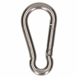 Karabijnhaak 80x8mm rvs 350kg afbeelding 1