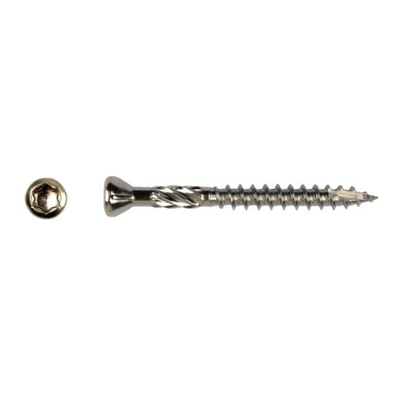 RVS vlonderschroef / Hardhoutschroef 4.0 x 60mm Torx-15