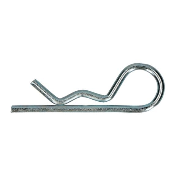 Borgclip / borgveer 2mm verzinkt lengte 50mm