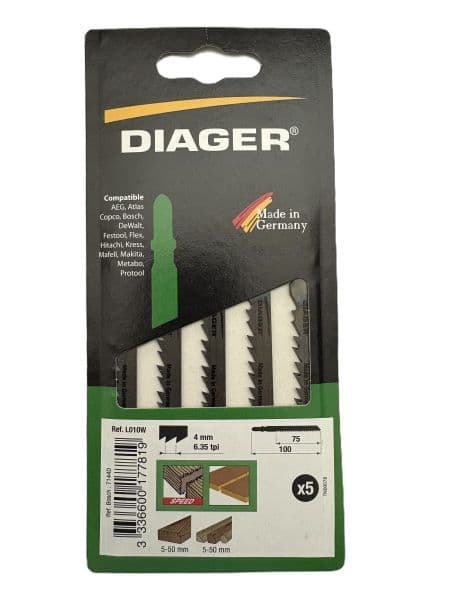 Decoupeerzaagblad hout 5-50 mm (5 stuks) productafbeelding