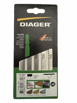 Decoupeerzaagblad spaanderplaat 1.9-40 nylon mm (5 stuks) afbeelding 1