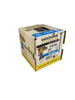 Woodies Ultimate 4x50mm schroeven Torx-20 verzinkt voldraad afbeelding 2