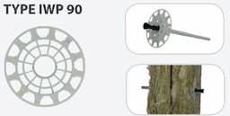 Isolatieplaat Ø90 mm voor isolatiepluggen afbeelding 3