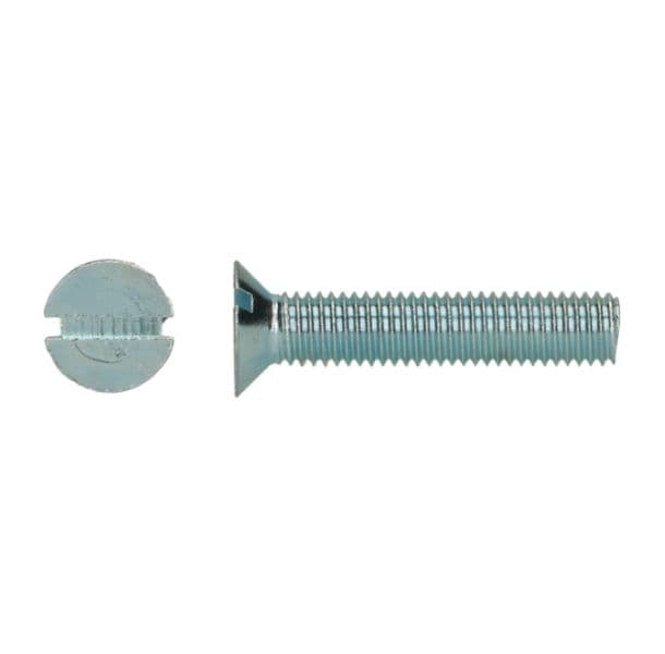 Lange schroef inbouwdoos 3x50mm | Machineschroef Zn