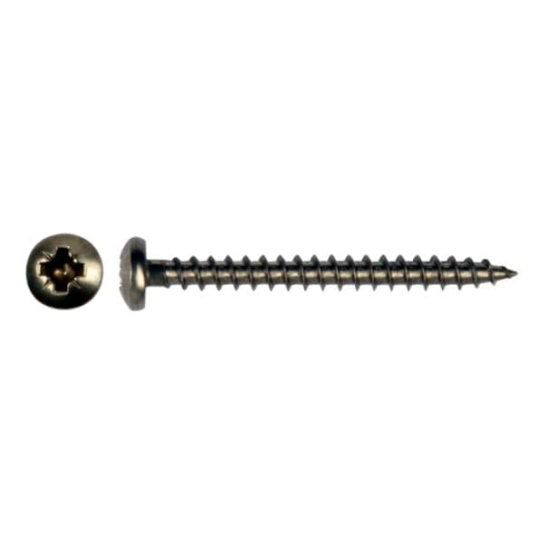 Spaanplaatschroef Bolkop 4x30mm RVS A2