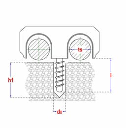 Nylon plugclip dubbel 16-19 mm wit | buisklem / klembeugel | SMART | eenvoudige montage afbeelding 3