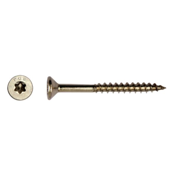 Spaanplaatschroef Torx 6,0x150 mm A4 RVS T30 – Deeldraad