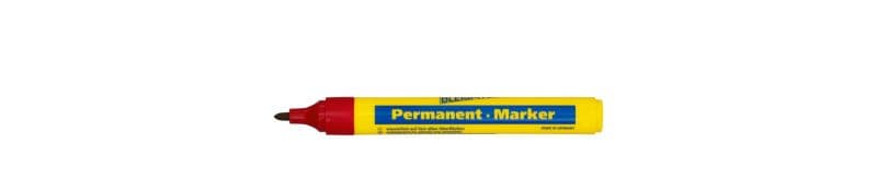 Bleispitz Permanent marker rood 1.5-3 mm