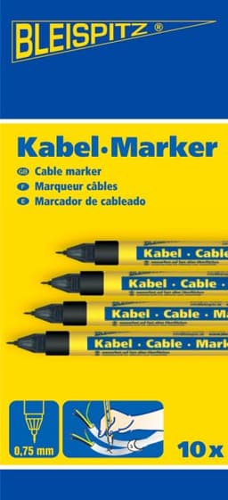 Bleispitz kabelmarker 0,75 mm - precisiemarker afbeelding 2