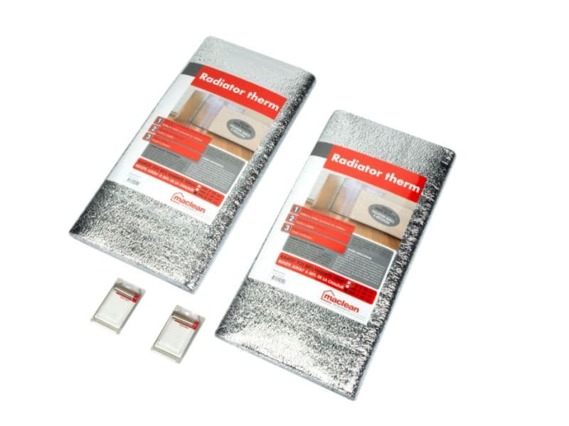 Isolatiebox radiatorfolie (2x) 4m met magneten (12x)