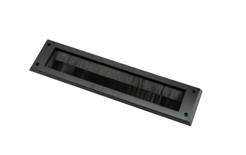 Brievenbusborstel zwart 343 mm kunststof productafbeelding
