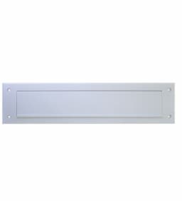 Brievenbusklep met borstel wit 343 mm kunststof afbeelding 1