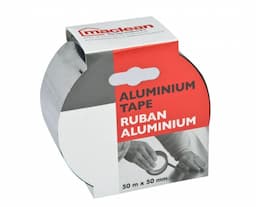 Mac Lean aluminiumtape 50mm x 50m dampdicht afbeelding 3