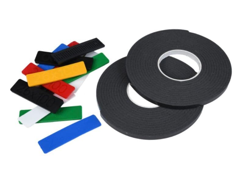Glasmontageset 10 m glasband + 14 glasblokjes productafbeelding