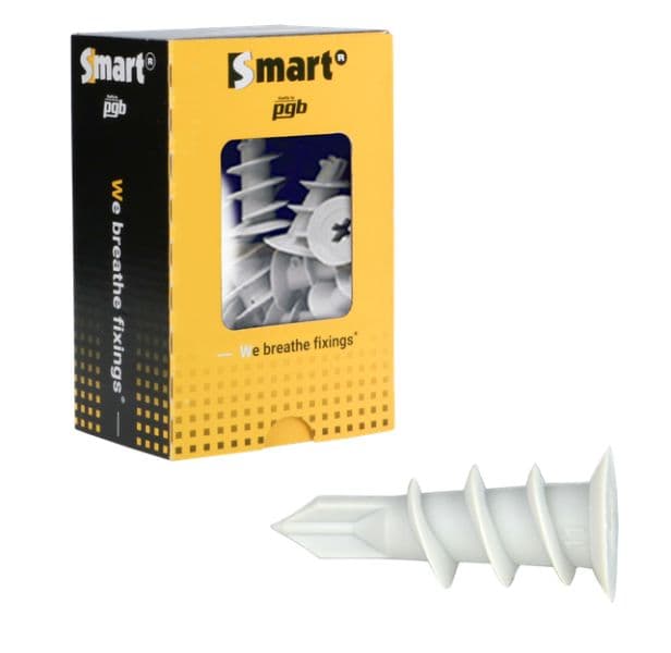Gipsplaatplug zelfborend 13x32 mm nylon – 50 stuks