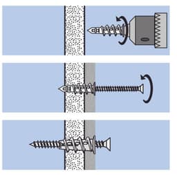 Gipsplaatplug zelfborend 15x29 mm + schroef 4,5x30 – 25 stuks afbeelding 3