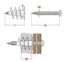 Gipsplaatplug zelfborend 15x29 mm + schroef 4,5x30 – 25 stuks afbeelding 4