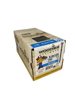 Woodies Ultimate 6x120mm schroeven Torx-30 verzinkt afbeelding 2