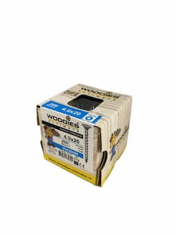 Woodies Ultimate 4.0x20mm schroeven Torx-20 verzinkt voldraad afbeelding 2