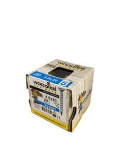 Woodies Ultimate 4x20mm schroeven Torx-20 verzinkt voldraad afbeelding 2