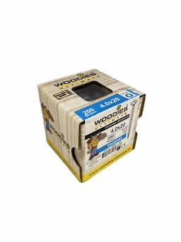 Woodies Ultimate 4.0x20mm schroeven Torx-20 verzinkt voldraad bolle kop afbeelding 2